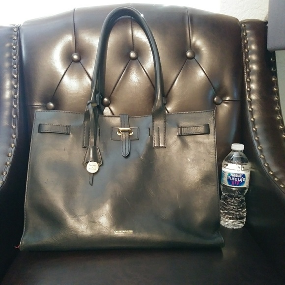 Dooney & Bourke Handbags - Black Large Alto Tassle Bag